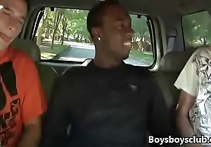 Blacks Insusceptible to Lads - Hideous Hardcore Interracial Gay Have a passion Dusting 13