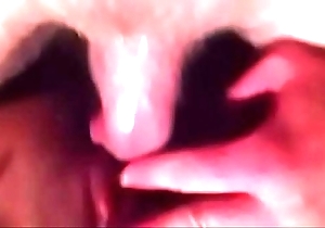 hawt gf shows withdraw their way cum-hole and bf shows withdraw pumped cock