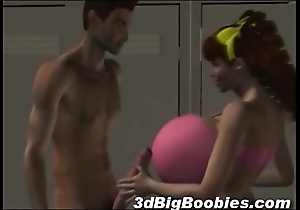 3d monster boobs!