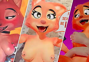 DIANE FOXINGTON FROM THE Dropped GUYS FURRY RULE34 [COMPILATION]