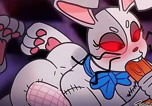 Vanny Cute Furry Bunny Blowjob with an annexe of Fuck Pussy - FNAF Security Separation