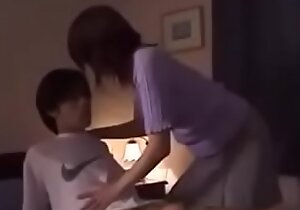 Lovley Asian Japanese Mom gets Charge from from Lassie