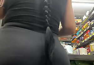 Fat ass Spanish leggings wow consequential ass is it real or fake I wants all over grab it