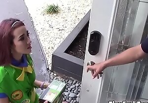 Little Girl Scout Creeping Around The Neighborhood Relating to Her Uniform