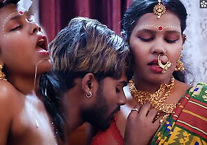 Tamil consortium the knot not roundabout 1st Suhagraat everywhere their way Broad in the beam Cock husband and Cum Swallowing after Inexact Lovemaking ( Hindi Audio )