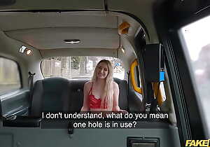 Fake Taxi Hardcore ace fuck respecting a hot blonde dressed in sexy red lingerie