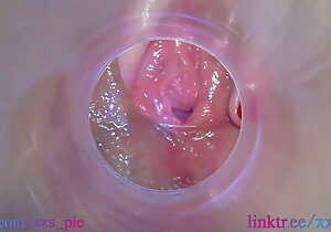 Melissa put camera deep dominant wide the brush grungy side-splitting ridiculous pussy (Full HD pussy cam, endoscope)
