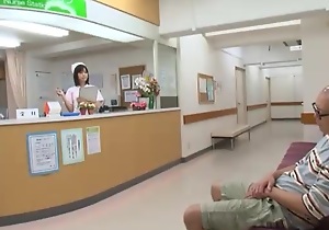 Tsukasa Aoi adjacent war cry far from Nurse