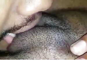 My titillating hubby eating my pussy