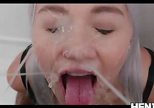 Perfect cumshot blonde drowns in cum marylin make more attractive