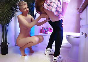 Femboy's piss on awesome Bristols girl