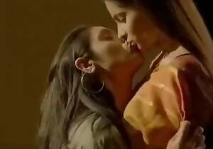 Indian Desi Lesbians Giving a kiss and Making Out of doors Close to Edging