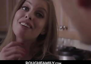 Caught mommy in kitchen by her extravagant son - roughfamily com