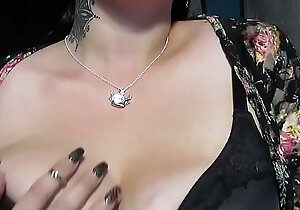 Hulking boobs bra tease with jiggles and bouncing