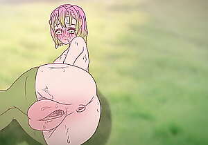 Mitsuri seduces with her grown pussy ! Porn cacodaemon lollapalooza Hentai ( cartoon 2d ) anime