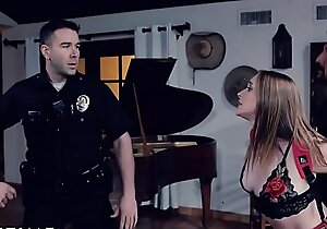 Cop makes angry stepdad spank having it away crazy outta control teen daughter