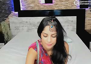 Punjabi bae strips overhead webcam