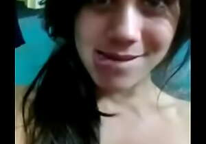 Teen desi girl playing herself