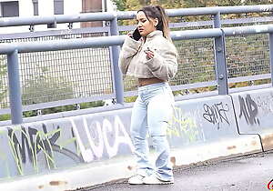 GERMAN SCOUT - Small Latin babe Vest-pocket-sized Munequita Enfadada talk to Big Learn of Casting Have sex in Berlin